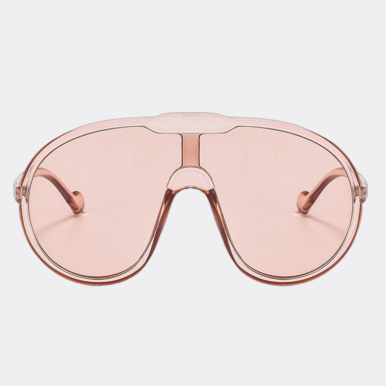 Havana Polarized Sunglasses in Pink — front view