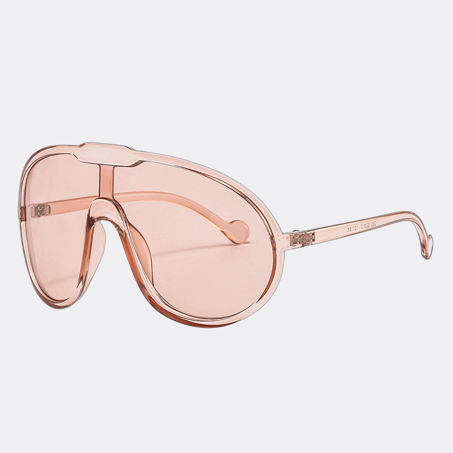 Havana Polarized Sunglasses in Pink — side view