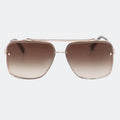 Aviator sunglasses front view — Bella Coffee — Velezeco