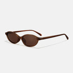 Round sunglasses lens close-up detail — Malibu — Velezeco
