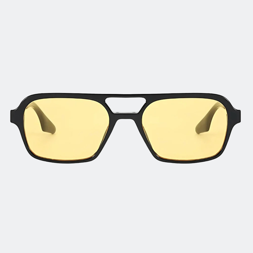 Men's sunglasses temple and hinge detail — Fasano — Velezeco