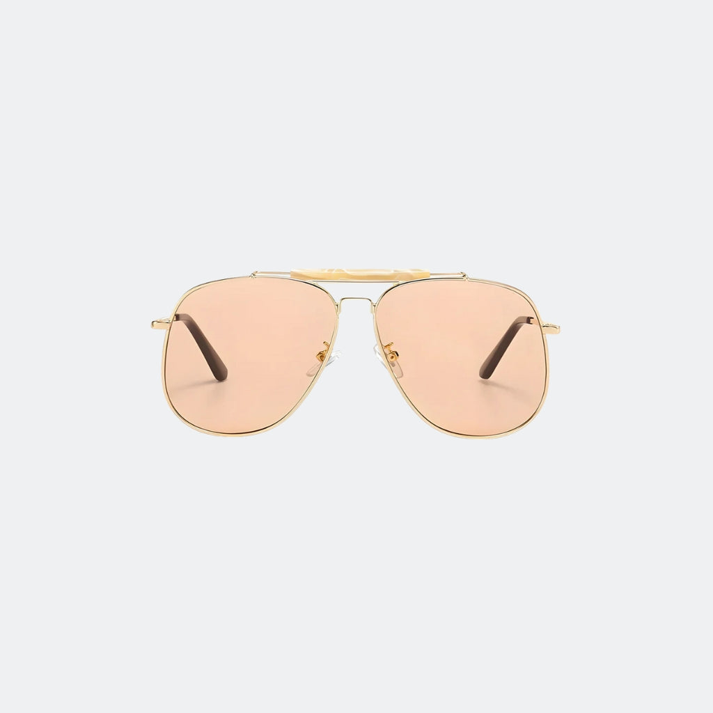 Aviator sunglasses front view — Halcyon — Velezeco