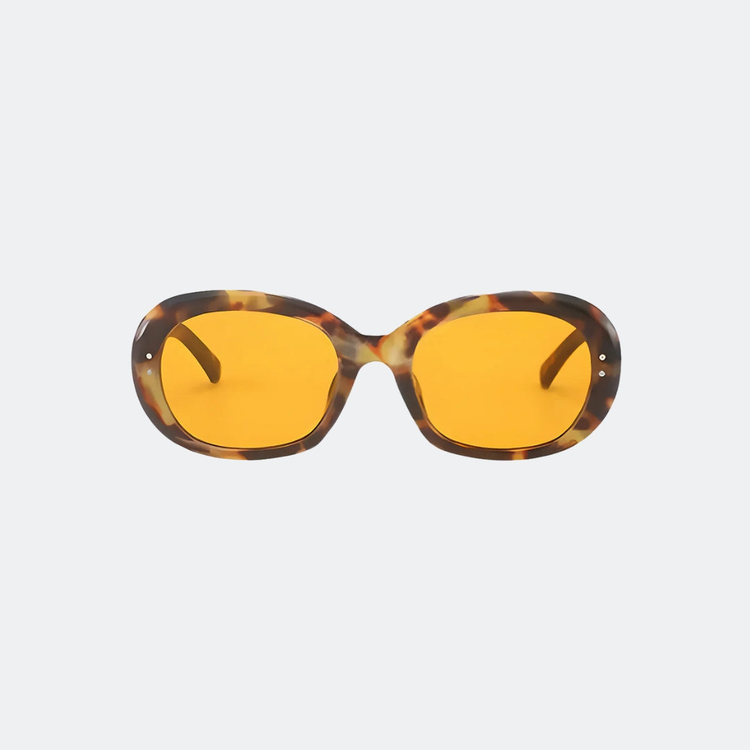 Aviator sunglasses temple and hinge detail — Florence — Velezeco