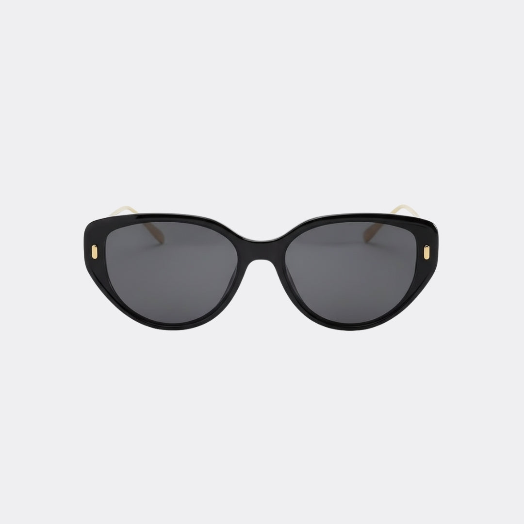 Cat eye sunglasses front view — The Féline — Velezeco