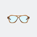 Aviator sunglasses temple and hinge detail — Aeris — Velezeco