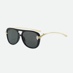 Fashion sunglasses lens close-up detail — Lunna — Velezeco
