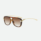 Fashion sunglasses temple and hinge detail — Lunna — Velezeco