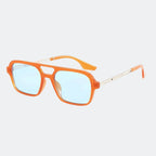 Men's sunglasses lens close-up detail — Fasano — Velezeco