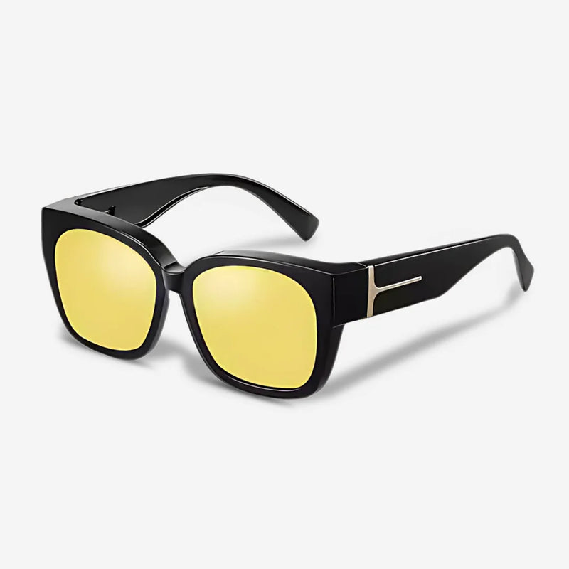 Velezeco Fit Overs Sunglasses - Glamour / Amber