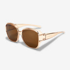 Fit over sunglasses folded flat view — Velezeco Fit Overs Sunglasses — Velezeco