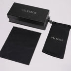 Cat eye sunglasses folded flat view — Milos — Velezeco