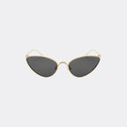 Cat eye sunglasses full-frame studio view — The Viper — Velezeco