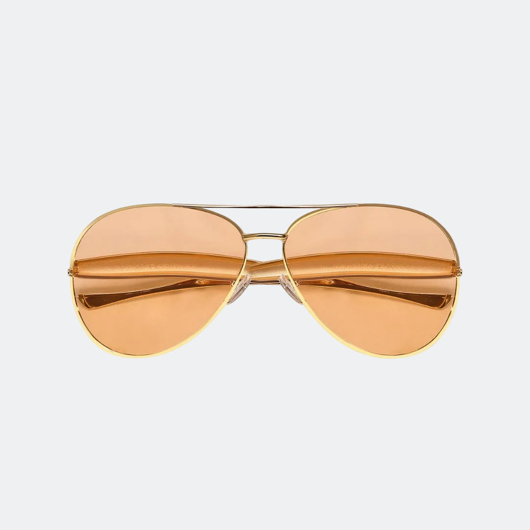 Aviator sunglasses top-down view — Duna — Velezeco