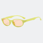 Round sunglasses angled three-quarter view — Kessie — Velezeco