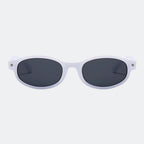 Round sunglasses temple and hinge detail — Kessie — Velezeco