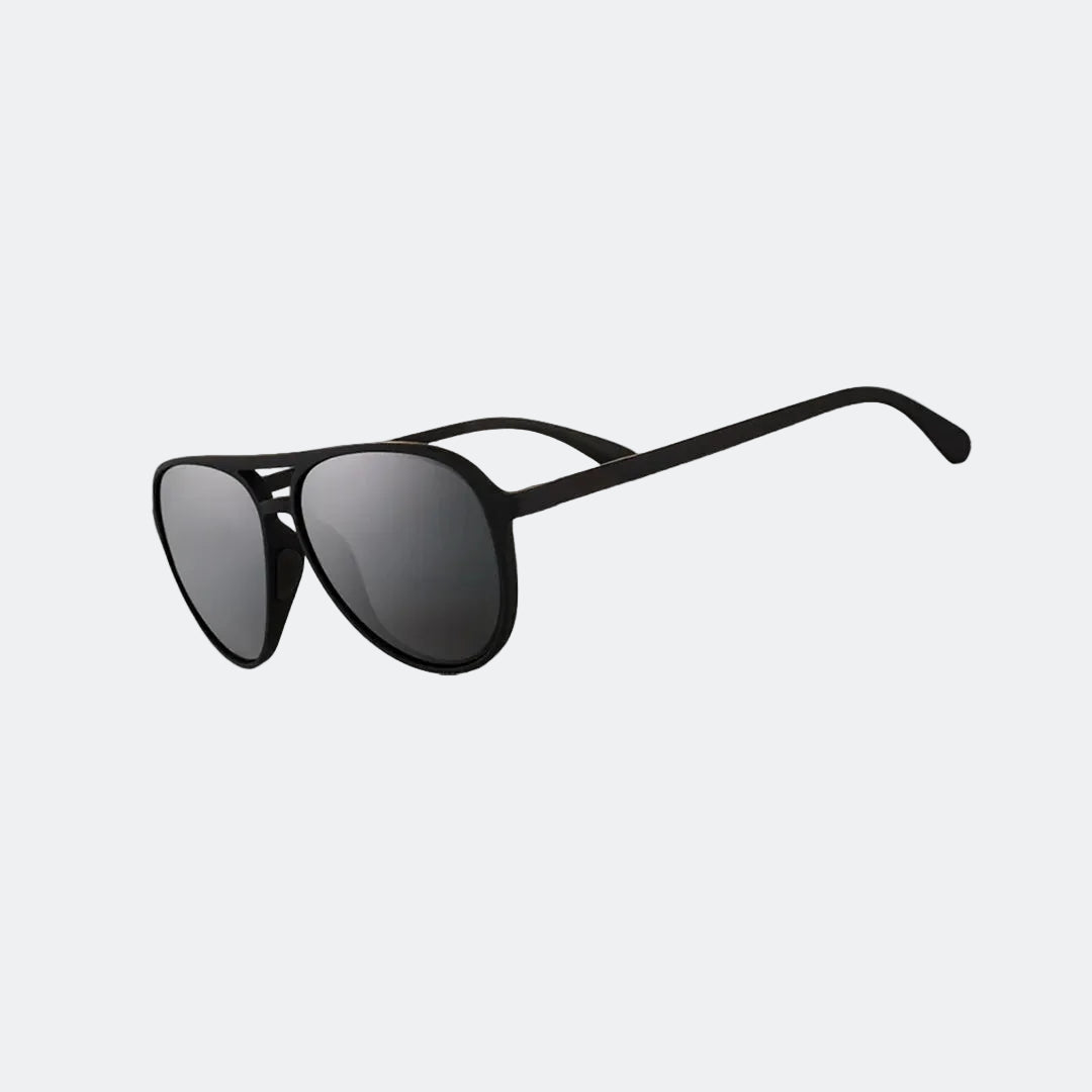 Aviator sunglasses temple and hinge detail — Greece — Velezeco
