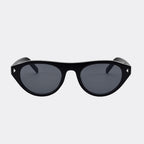 Square sunglasses front view — Obsidian — Velezeco