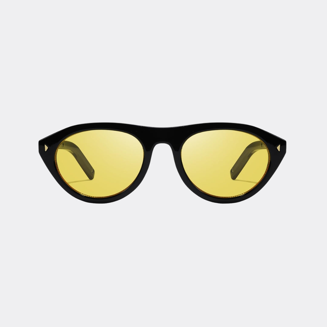 Square sunglasses front view — Obsidian — Velezeco