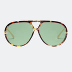 Aviator sunglasses full-frame studio view — The Aether — Velezeco