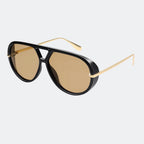 Aviator sunglasses lens close-up detail — The Aether — Velezeco