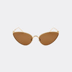 Cat eye sunglasses front view — The Viper — Velezeco