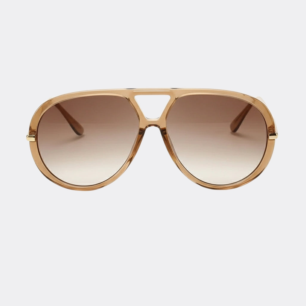 Aviator sunglasses held in hand — The Aether — Velezeco