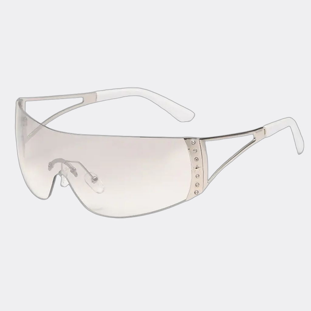 Aviator sunglasses folded flat view — Amalfi — Velezeco