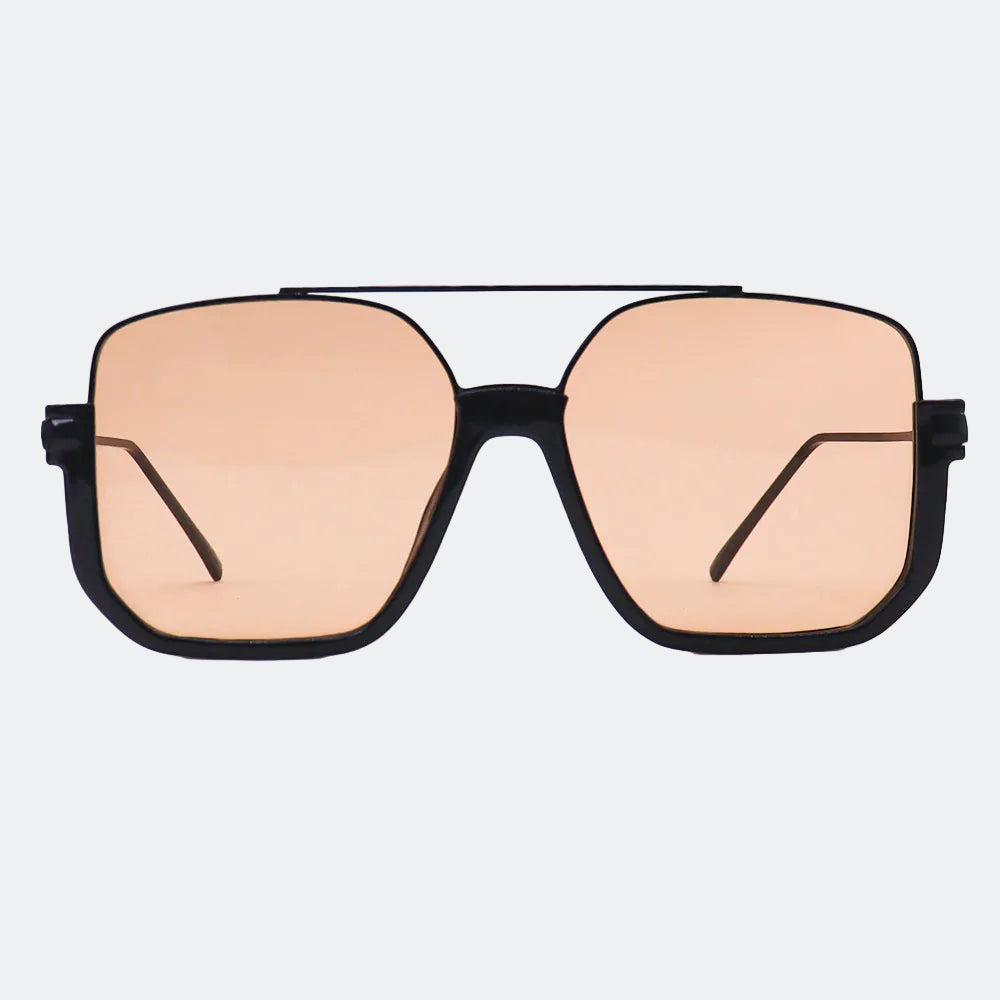 Aviator sunglasses front view — The Aurora — Velezeco