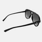 Aviator sunglasses folded flat view — Bali — Velezeco