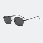 Square sunglasses lens close-up detail — Capri — Velezeco