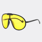 Oversized sunglasses with case and packaging — Havana — Velezeco