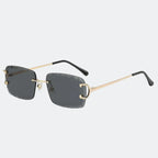 Men's sunglasses lens close-up detail — Ibiza — Velezeco