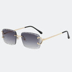 Men's sunglasses temple and hinge detail — Ibiza — Velezeco
