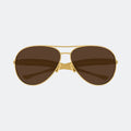 Aviator sunglasses held in hand — Duna — Velezeco