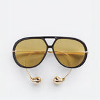 Aviator sunglasses front view — The Nimbus — Velezeco