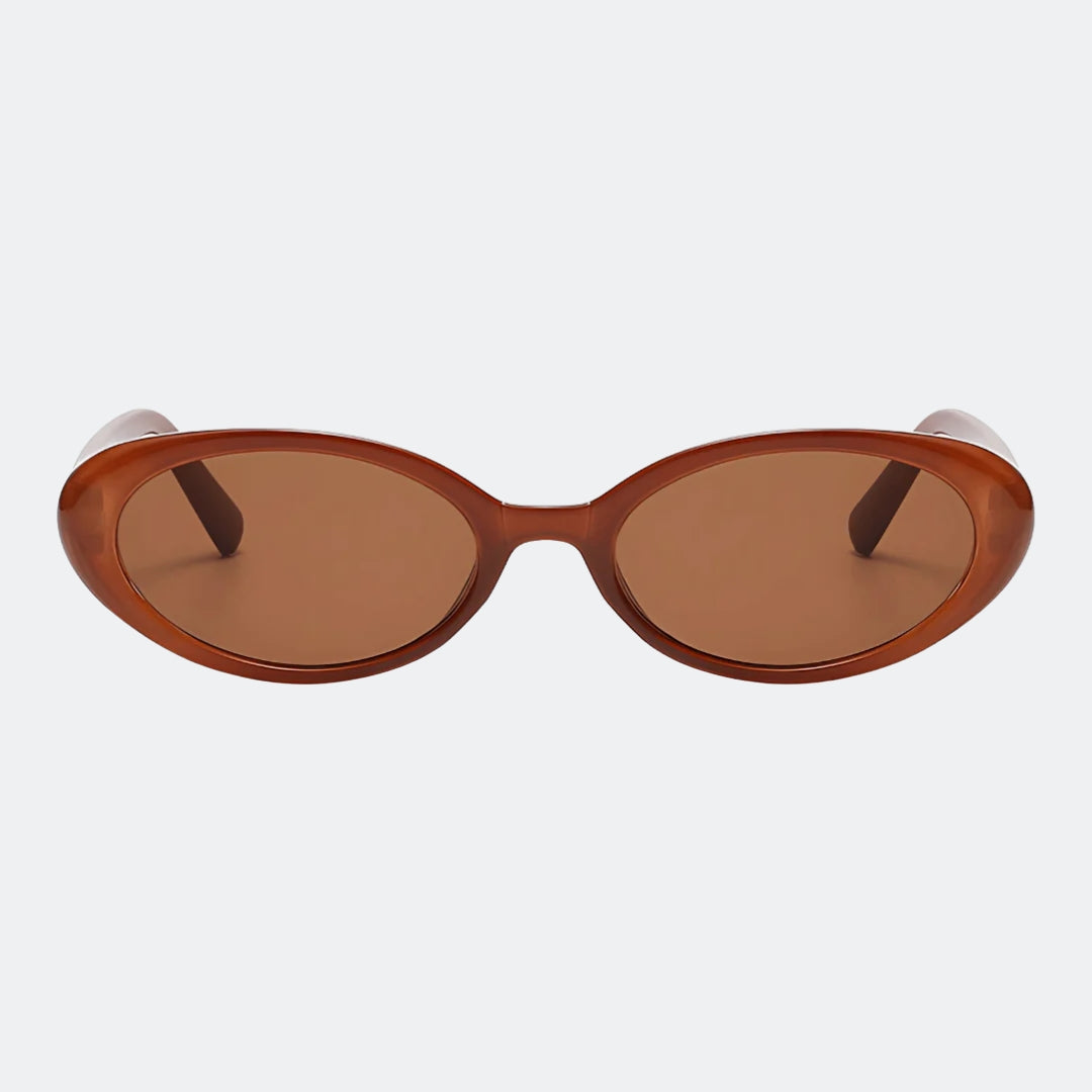 Round sunglasses front view — Nala — Velezeco