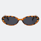 Round sunglasses temple and hinge detail — Nala — Velezeco
