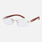 Men's sunglasses folded flat view — Phantom — Velezeco