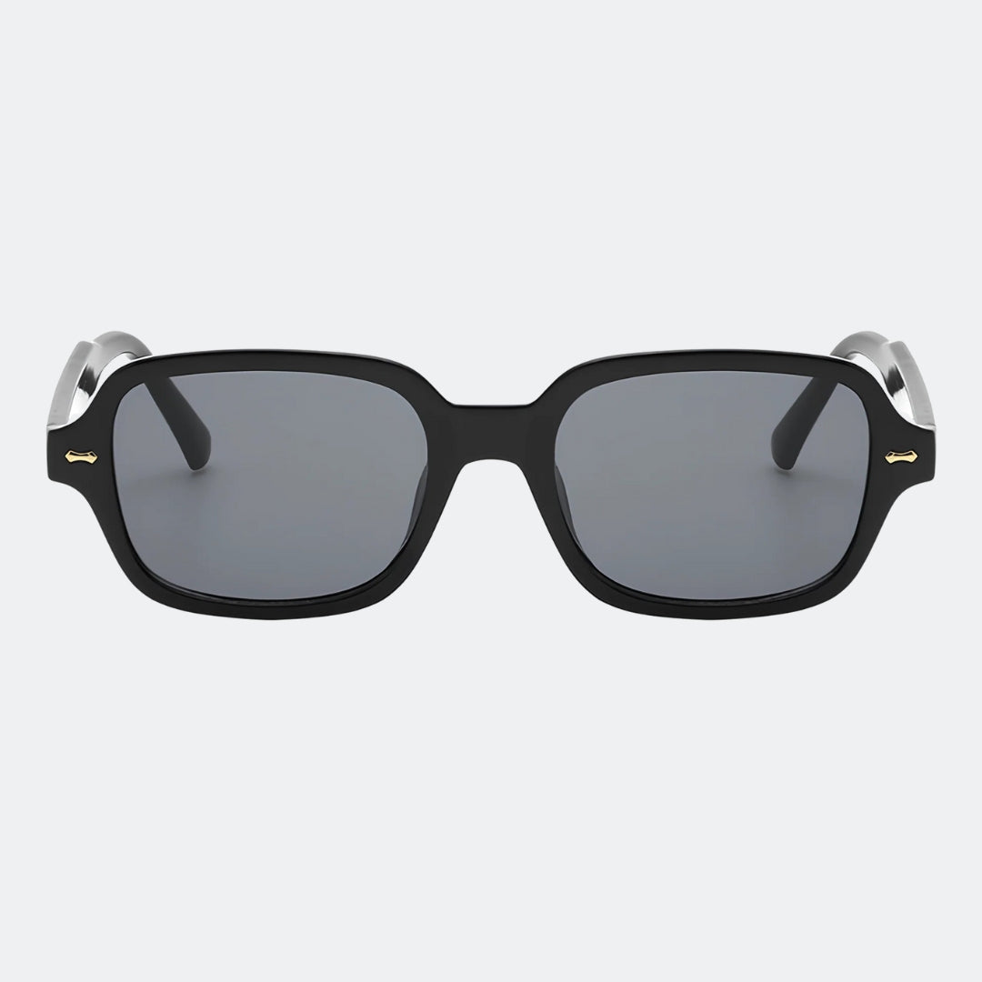 Urban sunglasses temple and hinge detail — Soho — Velezeco