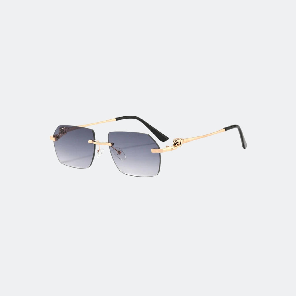 Men's sunglasses temple and hinge detail — Doha — Velezeco