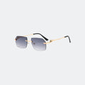 Men's sunglasses temple and hinge detail — Doha — Velezeco
