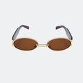 Round sunglasses front view — Monte Carlo — Velezeco