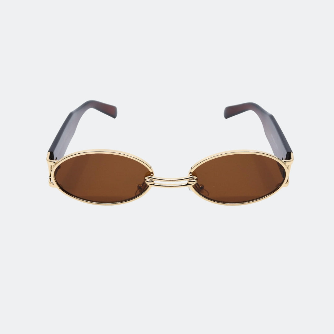 Round sunglasses front view — Monte Carlo — Velezeco