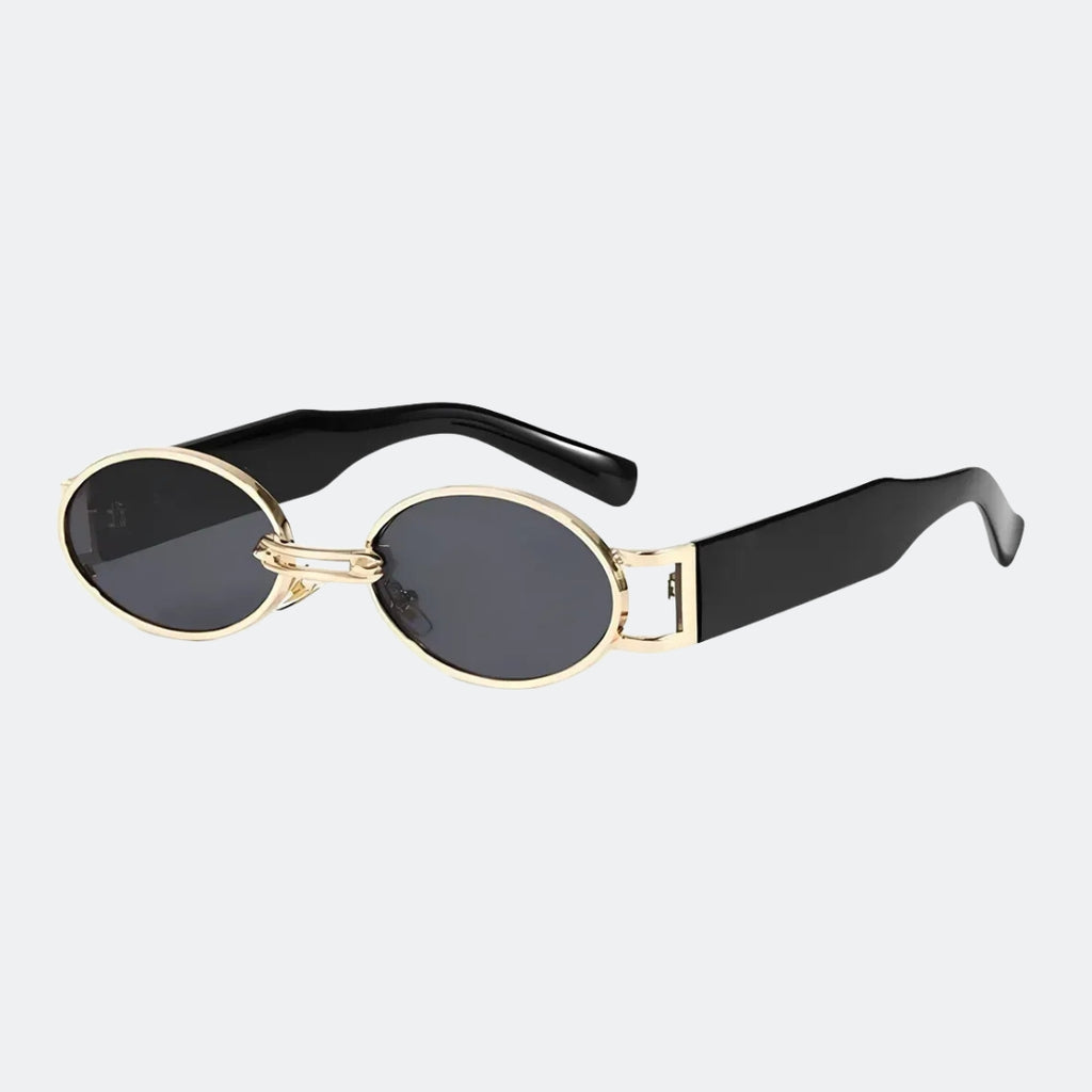 Round sunglasses lens close-up detail — Monte Carlo — Velezeco