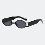 Round sunglasses temple and hinge detail — Monte Carlo — Velezeco