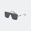Aviator sunglasses angled three-quarter view — Alpine — Velezeco