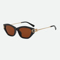 Cat eye sunglasses folded flat view — Belly — Velezeco
