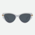 Cat eye sunglasses front view — Serpetine — Velezeco