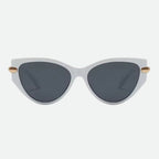 Cat eye sunglasses front view — Serpetine — Velezeco
