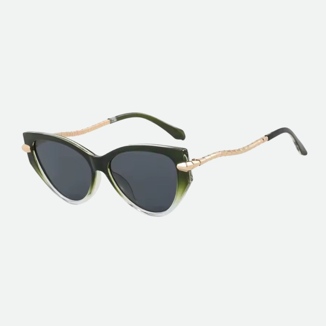 Cat eye sunglasses lens close-up detail — Serpetine — Velezeco